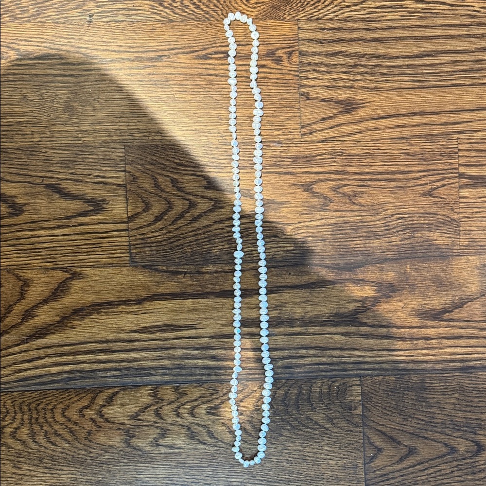 Elegant Long Freshwater Pearl Necklace